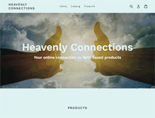 Tablet Screenshot of heavenly-connections.com